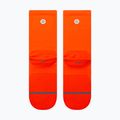 Stance Iconic Light Crew tomato running socks 3