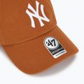 47 Brand MLB New York Yankees CLEAN UP burnt orange baseball cap 3
