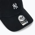 47 Brand MLB New York Yankees Base Runner cap CLEAN UP black 3