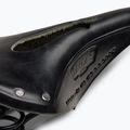 Brooks England Flyer Carved black bicycle saddle 6