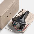 Brooks England Flyer Carved black bicycle saddle 8