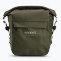 Brooks England Scape Pannier Small 10-13 l mud green bicycle pannier 2