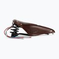 Brooks England Flyer Carved brown bicycle saddle 2