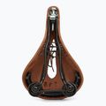 Brooks England Flyer Carved brown bicycle saddle 2