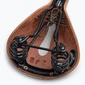 Brooks England Flyer Carved brown bicycle saddle 7