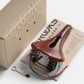 Brooks England Flyer Carved brown bicycle saddle 8