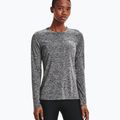 Women's Under Armour Tech Crew Twist training longsleeve black/metallic silver