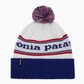 Patagonia Powder Town winter beanie park stripe / viking blue 5