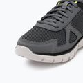 SKECHERS Track Bucolo men's shoes charcoal/white/lime 7
