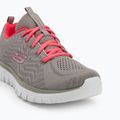 Women's shoes SKECHERS Graceful Get Connected gray/coral 7