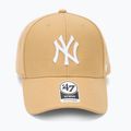47 Brand MLB New York Yankees MVP light tan baseball cap 2
