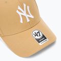 47 Brand MLB New York Yankees MVP light tan baseball cap 3