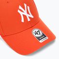47 Brand MLB New York Yankees MVP vibrant orange baseball cap 3