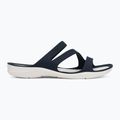 Women's slides Crocs Swiftwater Sandal navy/white 2