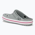 Crocs Bayaband Clog slides light grey/candy pink 3