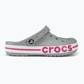 Crocs Bayaband Clog slides light grey/candy pink 4