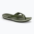 Crocs Crocband Flip army green/white flip flops