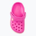 Crocs Kids Crocband Clog electric pink/cantaloupe flip-flops 7