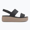 Women's sandals Crocs Brooklyn Low Wedge black/mushroom 2