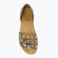 Women's Crocs Tulum Open Flat mushroom/stucco sandals 5