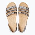 Women's Crocs Tulum Open Flat mushroom/stucco sandals 12