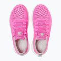 Crocs LiteRide Pacer electric pink/white children's shoes 11