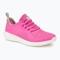 Crocs LiteRide Pacer electric pink/white children's shoes