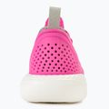 Crocs LiteRide Pacer electric pink/white children's shoes 6