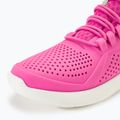 Crocs LiteRide Pacer electric pink/white children's shoes 7