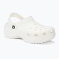 Women's Crocs Classic Platform Clog white 2