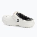 Crocs Classic Lined Clog Kids white/grey slides 4