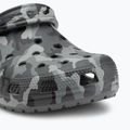 Crocs Classic Printed Camo Clog slate grey/multi flip-flops 8