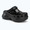 Crocs Classic Bae Sequin black/multi women's slides