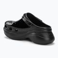 Crocs Classic Bae Sequin black/multi women's slides 6