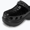 Crocs Classic Bae Sequin black/multi women's slides 10