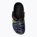 Women's Crocs Classic Seasonal Printed zebra rainbow slides 6