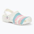 Crocs Classic Seasonal Printed white/multi slides 2