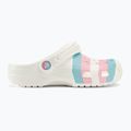 Crocs Classic Seasonal Printed white/multi slides 3