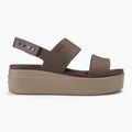 Women's Crocs Brooklyn Low Wedge mushroom/stucco sandals 2