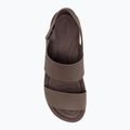 Women's Crocs Brooklyn Low Wedge mushroom/stucco sandals 5