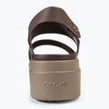 Women's Crocs Brooklyn Low Wedge mushroom/stucco sandals 6