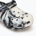 Crocs Classic Marbled Clog Kids slides black/white 8