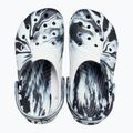 Crocs Classic Marbled Clog Kids slides black/white 13