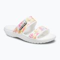 Crocs Classic Crocs Tie-Dye Graphic Sandal white 207283-928 flip-flops 8
