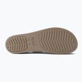 Women's Crocs Brooklyn Met Low Wedge metal champagne sandals 5