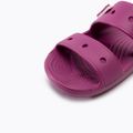 Women's Crocs Classic Sandal fuschia fun slides 7