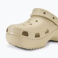 Women's Crocs Classic Platform Clog bone slides 8