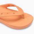 Women's Crocs Classic Platform papaya flip flops 7