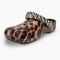 Crocs Classic Animal Remix black/multi animal slides 8
