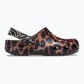 Crocs Classic Animal Remix black/multi animal slides 10